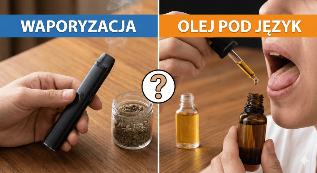 Waporyzacja czy Olej pod Język